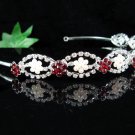 Bridal Headband;Elegance Dancer Opera regal;Bridesmaid Tiaras;Silver Rhinestone Wedding tiara#604