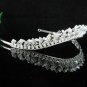 Wedding Headpiece;Elegance Dancer Opera regal;Bridesmaid Tiaras;Silver Rhinestone Bridal tiara#1561