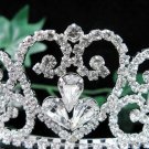 Wedding Headpiece;Elegance Dancer Opera regal;Bridesmaid Tiaras;Silver Rhinestone Bridal tiara#11