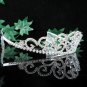 Wedding Headpiece;Elegance Dancer Opera regal;Bridesmaid Tiaras;Silver Rhinestone Bridal tiara#11
