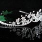 Silver Rhinestone Bridal tiara;Wedding Headpiece;Elegance Dancer Opera regal;Bridesmaid Tiaras#4867