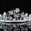 Silver Rhinestone Bridal tiara;Wedding Headpiece;Elegance Dancer Opera regal;Bridesmaid Tiaras#5788