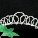 Wedding Headpiece;Silver Rhinestone Bridal tiara;Elegance Dancer Opera regal;Bridesmaid Tiaras#7537