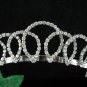 Wedding Headpiece;Silver Rhinestone Bridal tiara;Elegance Dancer Opera regal;Bridesmaid Tiaras#7537