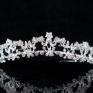 Wedding Headpiece;Silver Rhinestone Bridal tiara;Elegance Dancer Opera regal;Bridesmaid Tiaras#6089