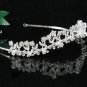 Wedding Headpiece;Silver Rhinestone Bridal tiara;Elegance Dancer Opera regal;Bridesmaid Tiaras#6089
