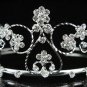 Wedding Headpiece;Silver Rhinestone Bridal tiara;Elegance Dancer Opera regal;Bridesmaid Tiaras#5528