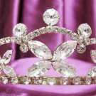 Golden Wedding Headpiece;Rhinestone Bridal tiara;Elegance Dancer Opera regal;Bridesmaid Tiaras#501g
