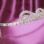 Silver Wedding Headpiece;Rhinestone Bridal tiara;Elegance Dancer Opera regal;Bridesmaid Tiaras#63s