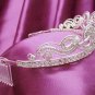 Silver Wedding Headpiece;Rhinestone Bridal tiara;Elegance Dancer Opera regal;Bridesmaid Tiaras#244