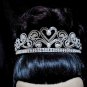 Silver Wedding Headpiece;Rhinestone Bridal tiara;Elegance Dancer Opera regal;Bridesmaid Tiaras#244