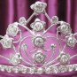 Silver Wedding Headpiece;Rhinestone Bridal tiara;Elegance Dancer Opera regal;Bridesmaid Tiaras#390