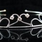 Silver Wedding Headband;Rhinestone Bridal tiara;Elegance Dancer Opera regal;Bridesmaid Tiaras#1253