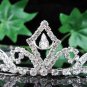 Silver Wedding Headpiece;Rhinestone Bridal tiara;Elegance Dancer Opera regal;Bridesmaid Tiaras#8590