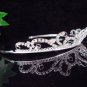 Silver Wedding Headpiece;Rhinestone Bridal tiara;Elegance Dancer Opera regal;Bridesmaid Tiaras#8742