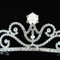 Bridal tiara;Silver Wedding Headpiece;Rhinestone Elegance Dancer Opera regal;Bridesmaid Tiaras#3503