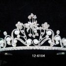 Bridal tiara;Silver Porcelain Wedding Headband;Rhinestone Dancer Opera regal;Bridesmaid Tiaras#6104