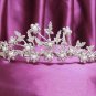 Fancy Silver Bridal tiara;Wedding Headband;Rhinestone Dancer Opera regal;Bridesmaid Tiaras#1875
