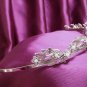 Fancy Silver Bridal tiara;Wedding Headband;Rhinestone Dancer Opera regal;Bridesmaid Tiaras#1875