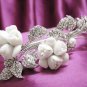 Fancy Silver Bridal tiara;Wedding Headband;Rhinestone Dancer Opera regal;Bridesmaid Tiaras#1838