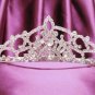 Fancy Silver Bridal tiara;Wedding Headpiece;Rhinestone Dancer Opera regal;Bridesmaid Tiaras#226