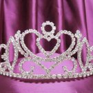 Fancy Silver Bridal tiara;Wedding Headpiece;Rhinestone Dancer Opera regal;Bridesmaid Tiaras#140