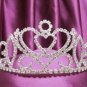 Fancy Silver Bridal tiara;Wedding Headpiece;Rhinestone Dancer Opera regal;Bridesmaid Tiaras#140