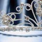 Silver Fancy Bridal headband;Wedding Headpiece;Rhinestone Dancer Opera regal;Bridesmaid Tiaras#583