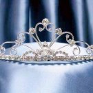 Silver Fancy Bridal headband;Wedding Headpiece;Rhinestone Dancer Opera regal;Bridesmaid Tiaras#828