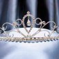 Silver Fancy Bridal headband;Wedding Headpiece;Rhinestone Dancer Opera regal;Bridesmaid Tiaras#850
