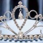Silver Fancy Bridal headband;Wedding Headpiece;Rhinestone Dancer Opera regal;Bridesmaid Tiaras#850