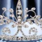 Silver Fancy Bridal headband;Wedding Headpiece;Rhinestone Dancer Opera regal;Bridesmaid Tiaras#840
