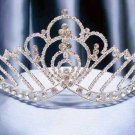 Silver Fancy Bridal headband;Wedding Headpiece;Rhinestone Dancer Opera regal;Bridesmaid Tiaras#837
