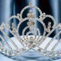 Silver Fancy Bridal headband;Wedding Headpiece;Rhinestone Dancer Opera regal;Bridesmaid Tiaras#837