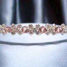 Wedding Headband;Silver Fancy Bridal headband;Rhinestone Dancer Opera regal;Bridesmaid Tiaras#4055pu
