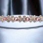 Wedding Headband;Silver Fancy Bridal headband;Rhinestone Dancer Opera regal;Bridesmaid Tiaras#4055pu