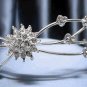 Wedding Headband;Silver Fancy Bridal headband;Rhinestone Dancer Opera regal;Bridesmaid Tiaras#173