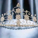 Wedding Headband;Silver Fancy Bridal headpiece;Rhinestone Dancer Opera regal;Bridesmaid Tiaras#201s