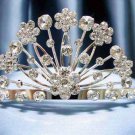 Wedding Headband;Silver Fancy Bridal headpiece;Rhinestone Dancer Opera regal;Bridesmaid Tiaras#220