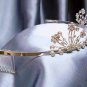 Wedding Headband;Silver Fancy Bridal headpiece;Rhinestone Dancer Opera regal;Bridesmaid Tiaras#220