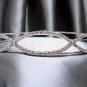 Wedding Headband;Silver Fancy Bridal headpiece;Rhinestone Dancer Opera regal;Bridesmaid Tiaras#1314