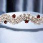 Wedding Headband;Silver Fancy Bridal headpiece;Rhinestone Dancer Opera regal;Bridesmaid Tiaras#2742r
