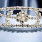 Wedding Headband;Silver Fancy Bridal headpiece;Rhinestone Dancer Opera regal;Bridesmaid Tiaras#3659