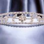 Wedding Headband;Silver Fancy Bridal headpiece;Rhinestone Dancer Opera regal;Bridesmaid Tiaras#3659