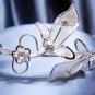 Wedding Headband;Silver Fancy Bridal headpiece;Rhinestone Dancer Opera regal;Bridesmaid Tiaras#1797s
