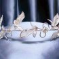 Wedding Headband;Silver Fancy Bridal headpiece;Rhinestone Dancer Opera regal;Bridesmaid Tiaras#1797s