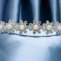 Wedding Headband;Silver Fancy Bridal headpiece;Rhinestone Dancer Opera regal;Bridesmaid Tiaras#0013