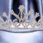 Wedding Imperial;Silver Fancy Bridal headpiece;Rhinestone Dancer Opera regal;Bridesmaid Tiaras#2581
