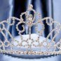 Wedding Imperial;Silver Fancy Bridal headpiece;Rhinestone Dancer Opera regal;Bridesmaid Tiaras#01