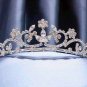 Wedding Headband;Silver Fancy Bridal headpiece;Rhinestone Dancer Opera regal;Bridesmaid Tiaras#294